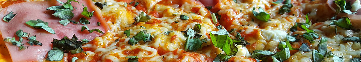 Eating Pizza at Authentic Pizza & Pasta restaurant in Newton, NJ.